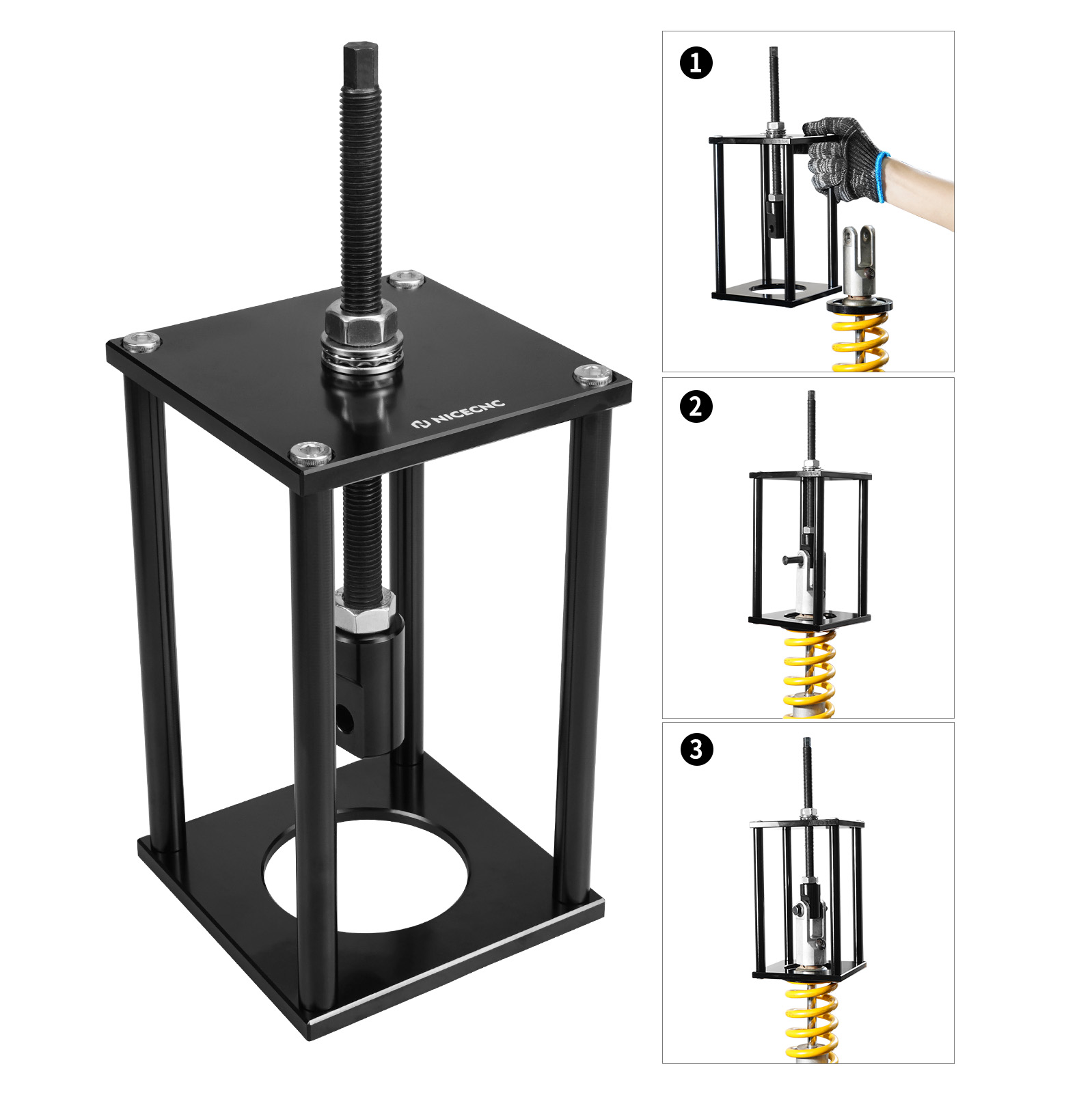 Spring Compressor Tool - Suspension Shock Spring Compressor Tool 60mm