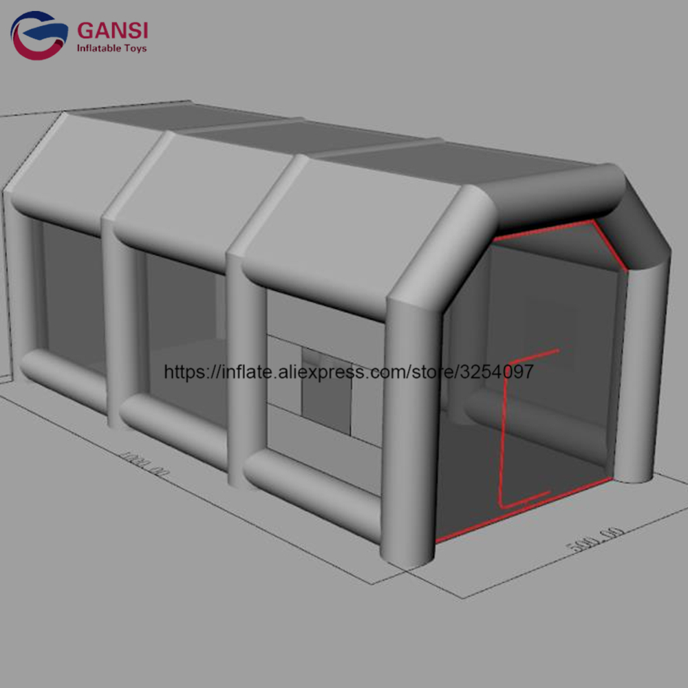 Inflatable Paint Booth - ice Big Car Tent Inflatable Spray