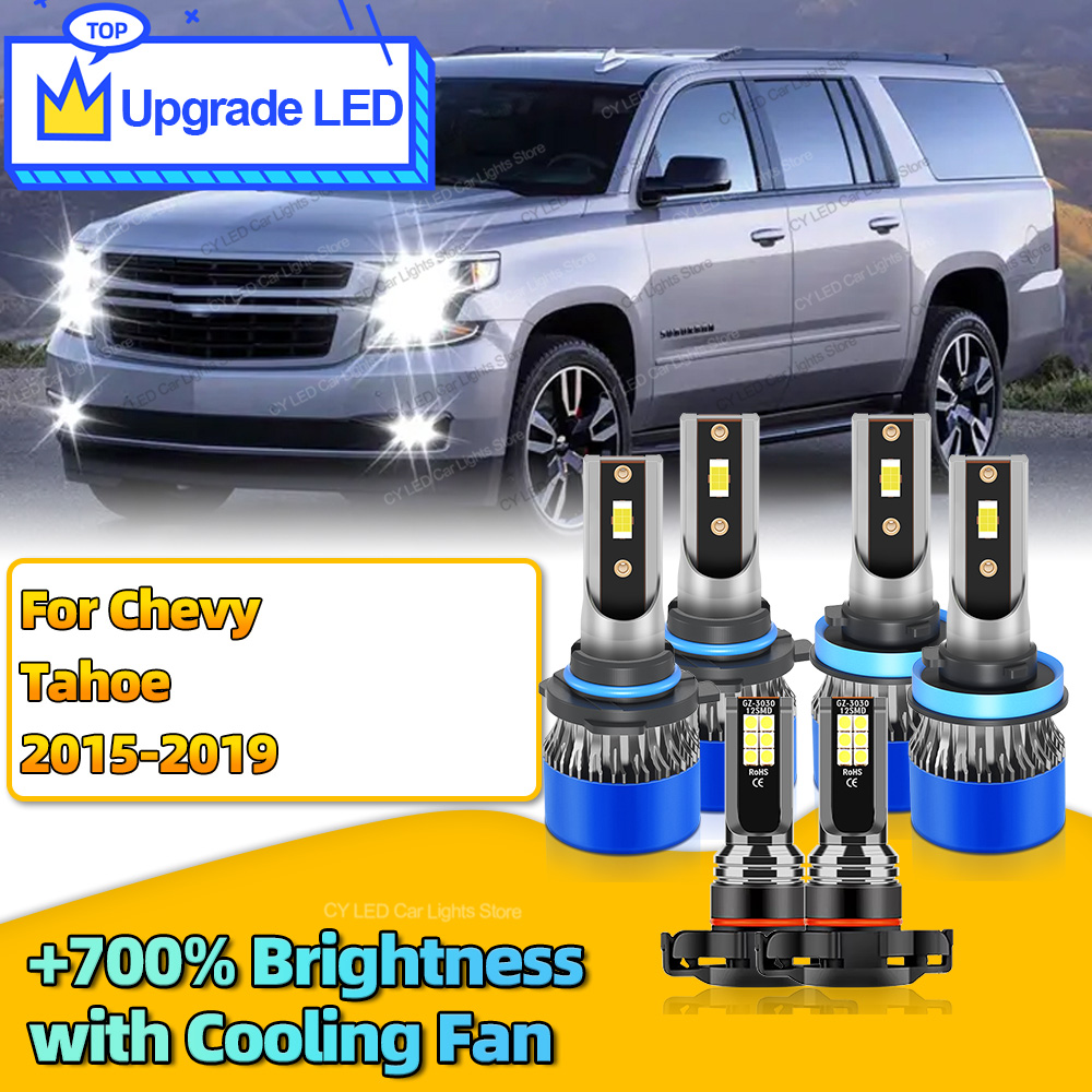 Headlight Aiming Tool - 6Pcs 30000LM Canbus Car LED Headlights