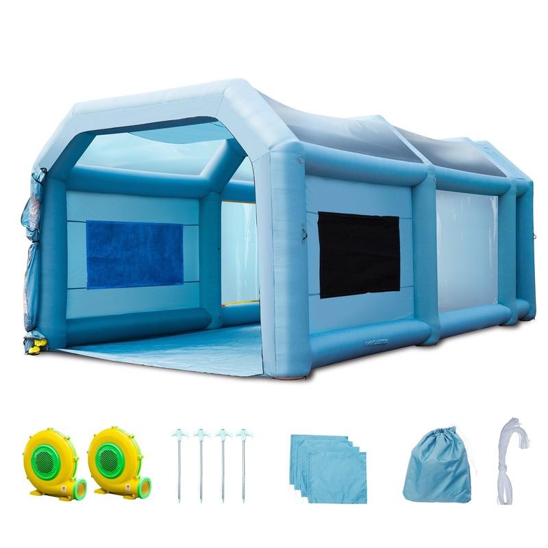 Inflatable Paint Booth - Inflatable Paint Booth, 23x13x8.5ft Inflatable Spray