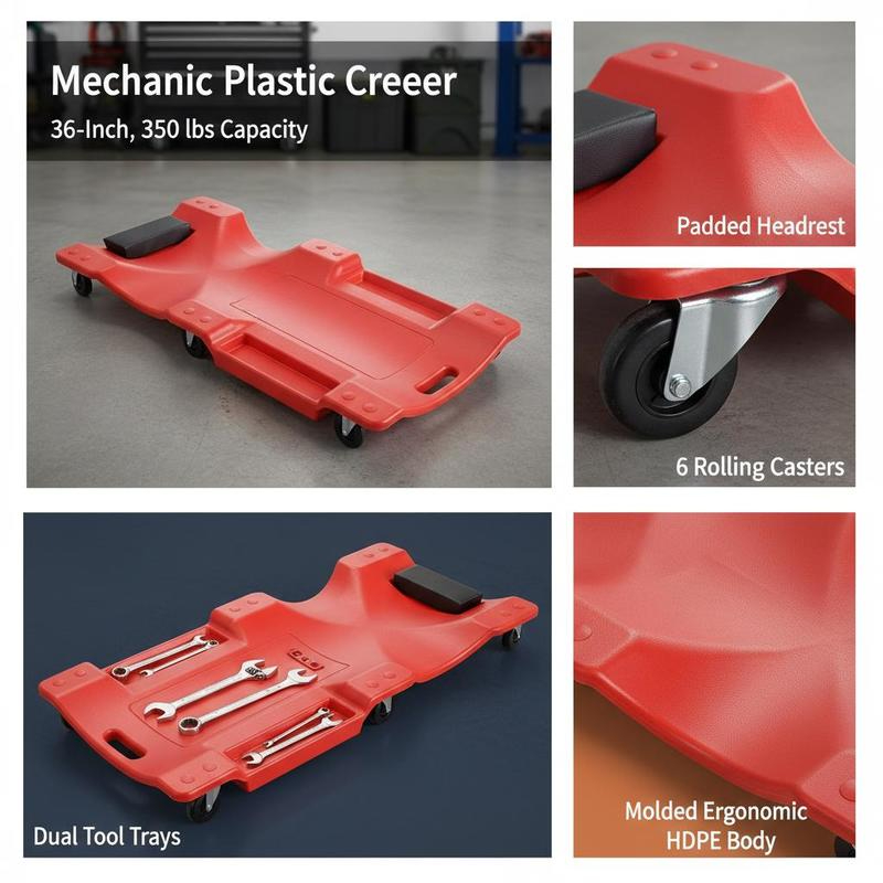 Rolling Creeper Board 36-Inch  - Auto Repair Shop review and price