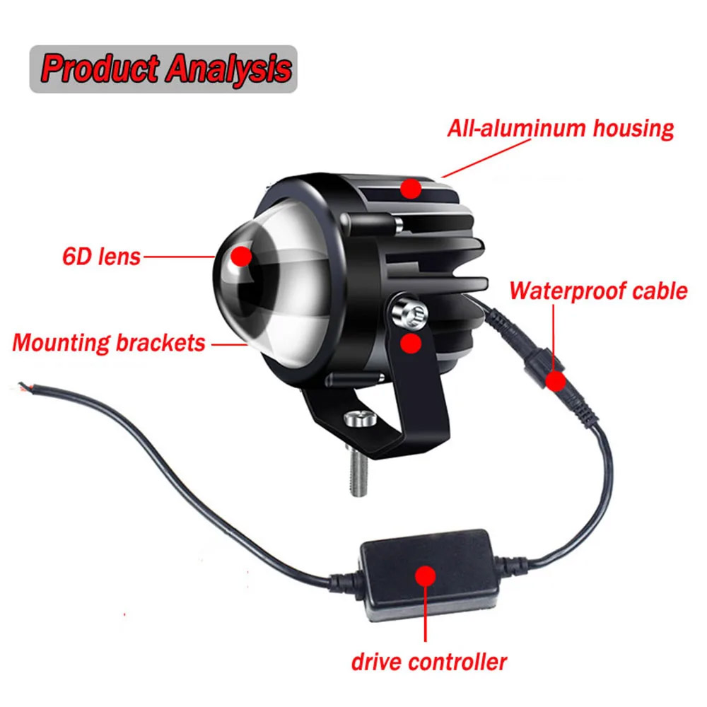 Motorcycle Led Lamp Headlight  - Headlight Aiming Tool review and price