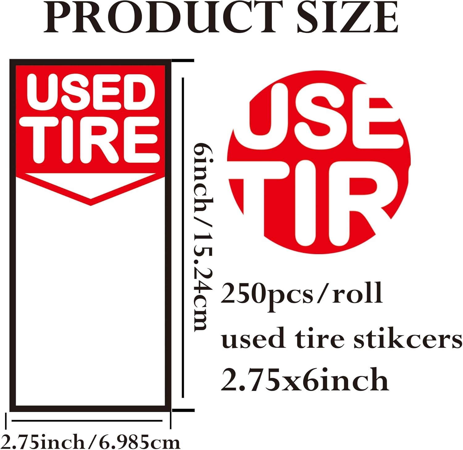Used Tire Label Price Stickers - Auto Repair Shop For Sale review and price