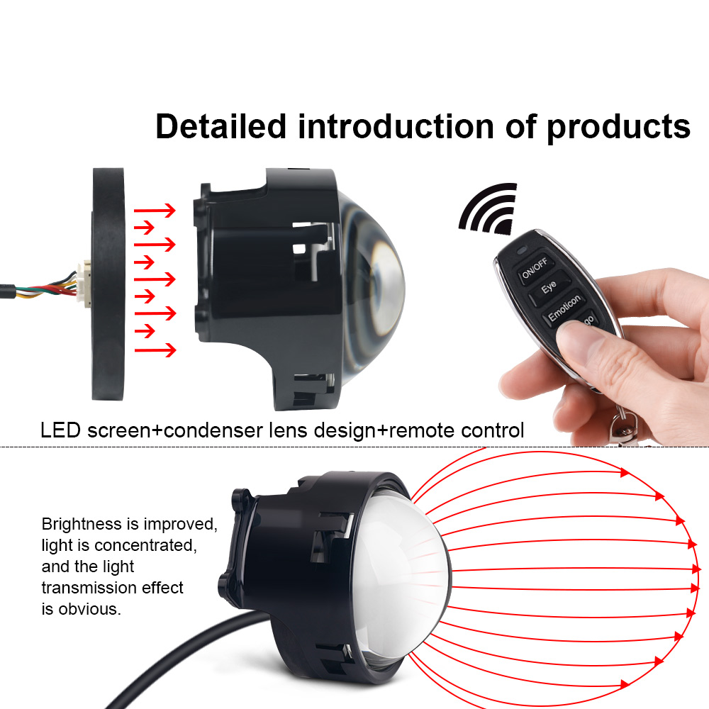 Car Dynamic Devil's Eye LED Li - Headlight Aiming Tool review and price