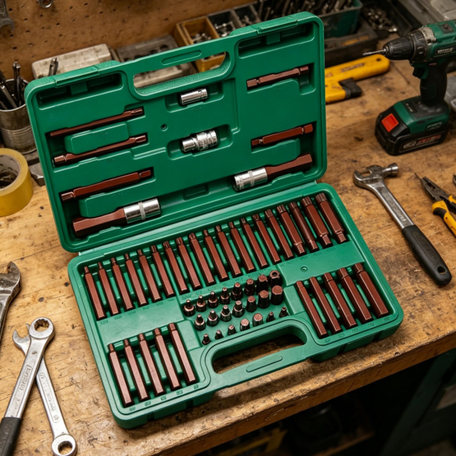 60 Pieces Star Drive Bit Set H - Auto Repair Shop review and price