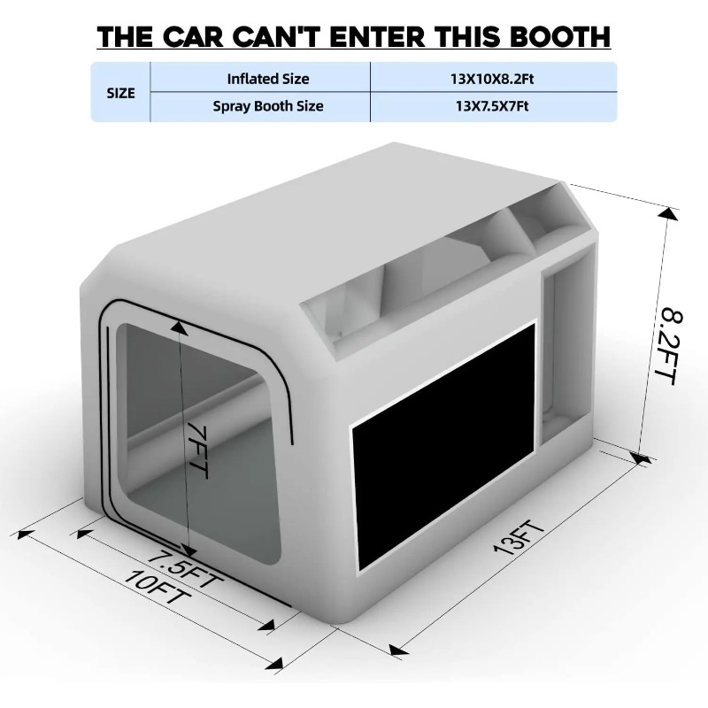 【Hot Sale】Durable Vehicle Infl - Inflatable Paint Booth review and price