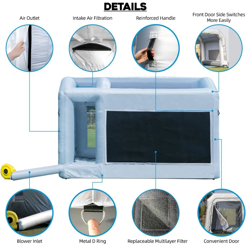 【Hot Sale】Durable Vehicle Infl - Inflatable Paint Booth review and price