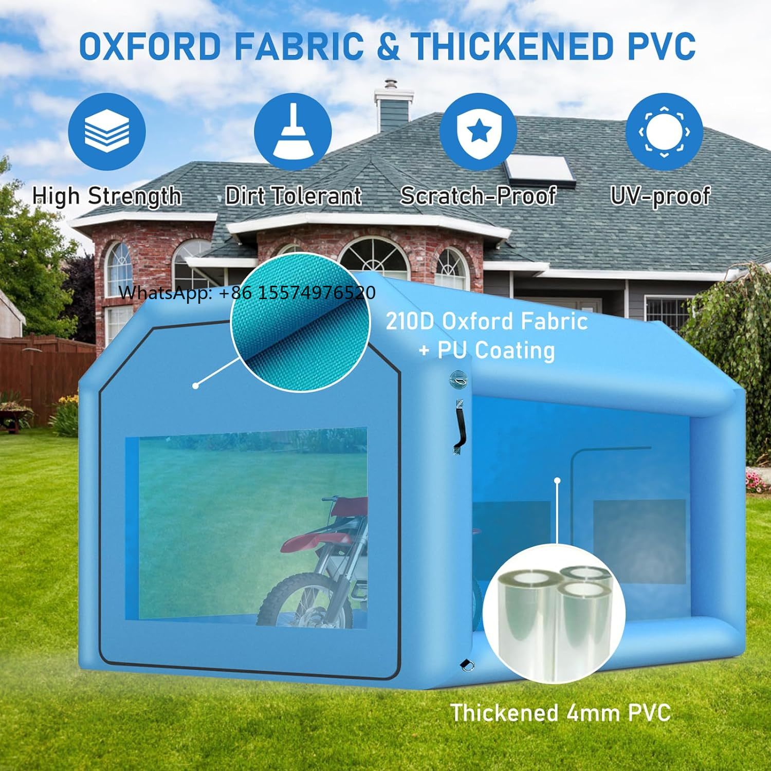 2026 - Custom-made giant white - Inflatable Paint Booth review and price